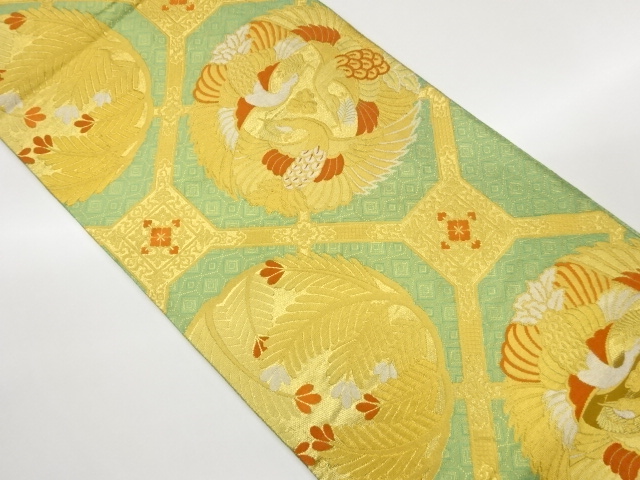 JAPANESE FUKURO OBI / SAGANISHIKI / WOVEN CRANE